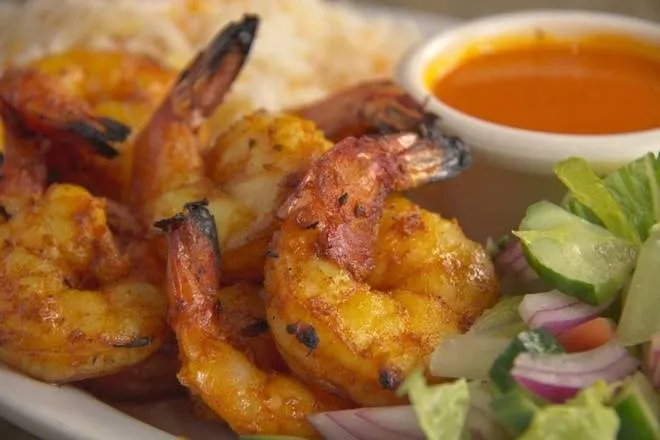 Best Tandoori Jumbo Prawns at Bombay Talkiz in Edmonton, AB