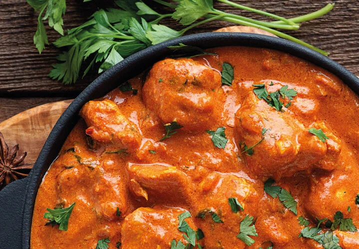 Authentic Butter Chicken at Bombay Talkiz in Edmonton